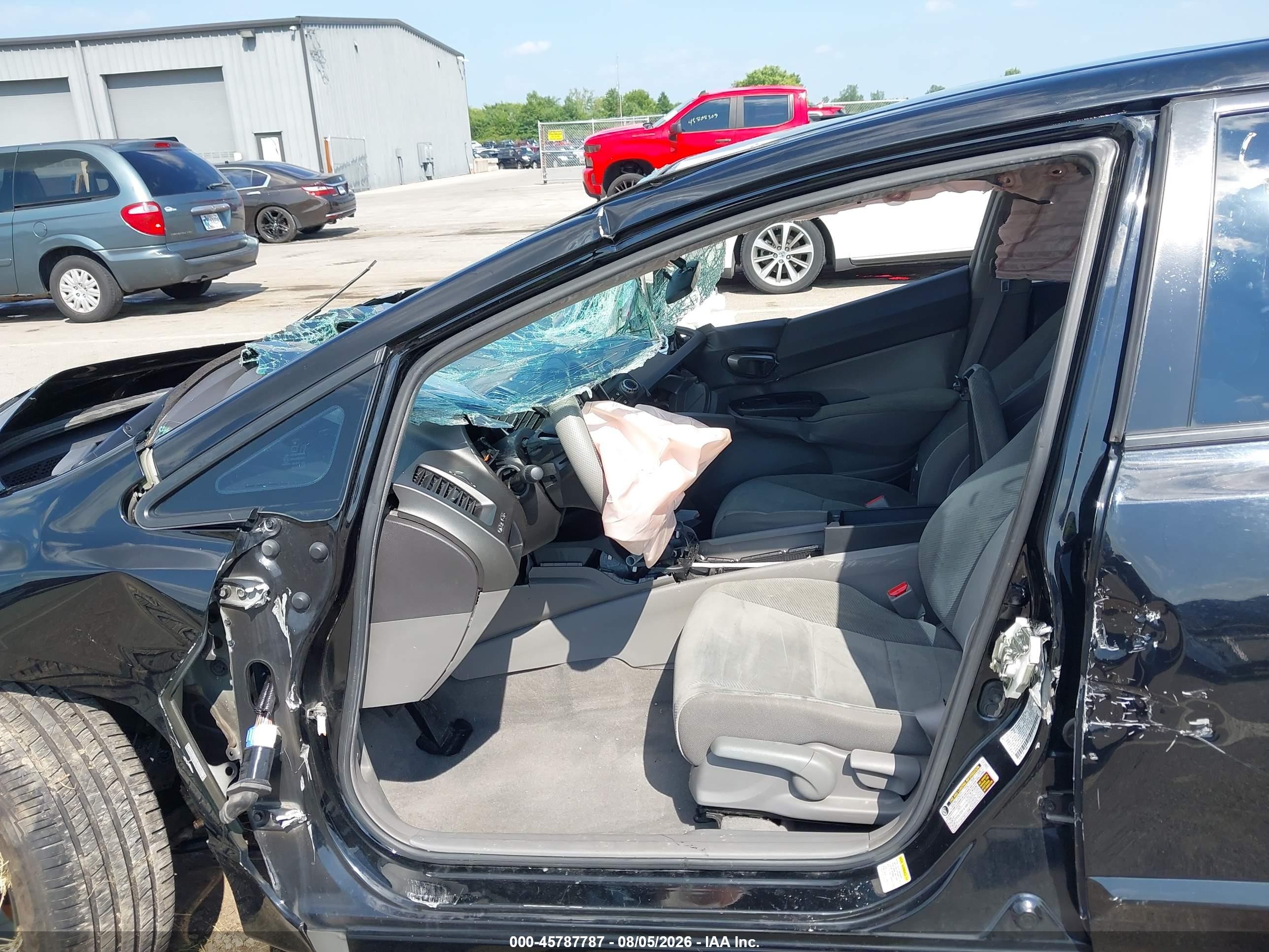 2010 Honda Civic Lx Black vin: 2HGFA1F54AH321070