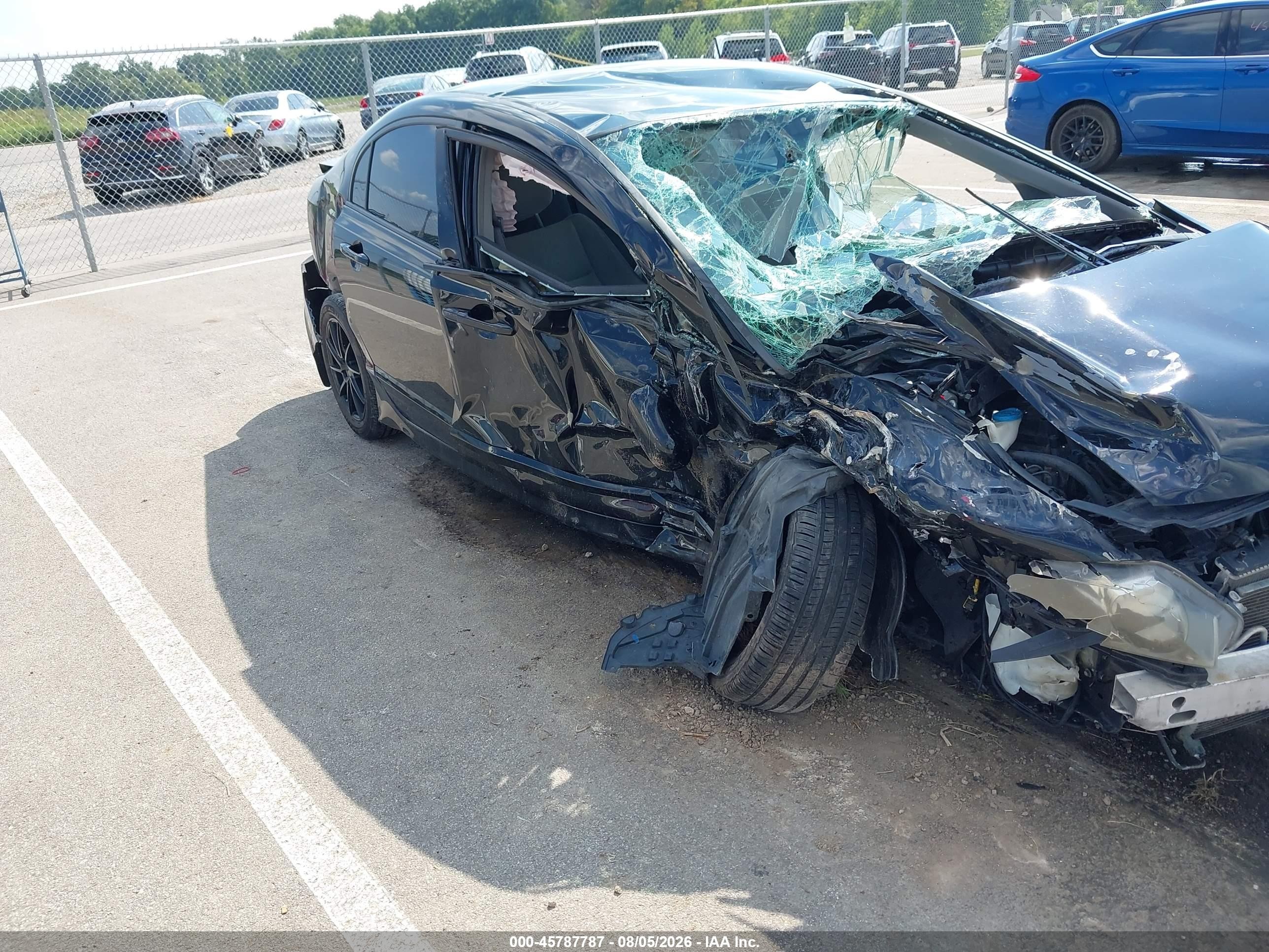 2010 Honda Civic Lx Black vin: 2HGFA1F54AH321070