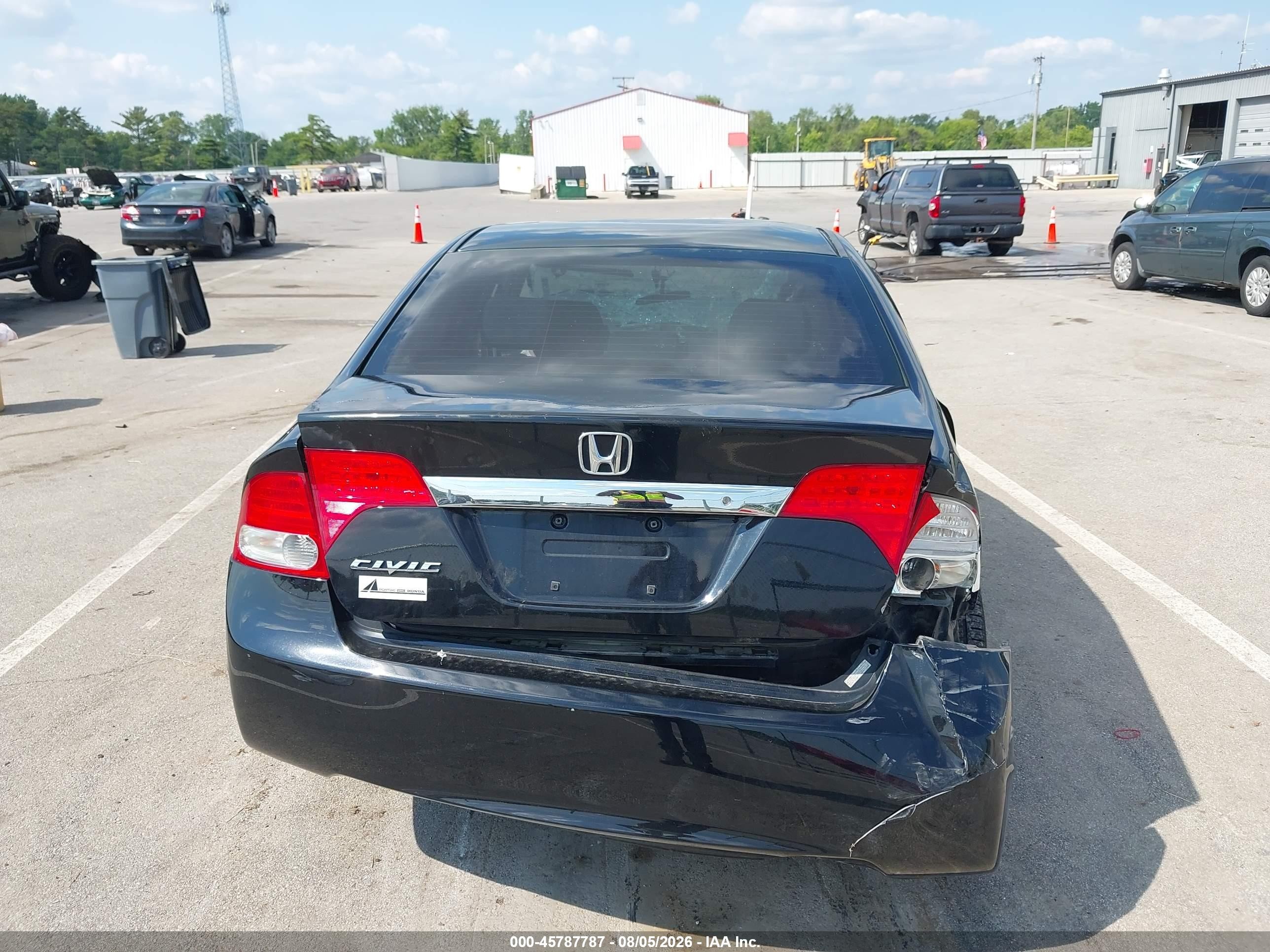 2010 Honda Civic Lx Black vin: 2HGFA1F54AH321070