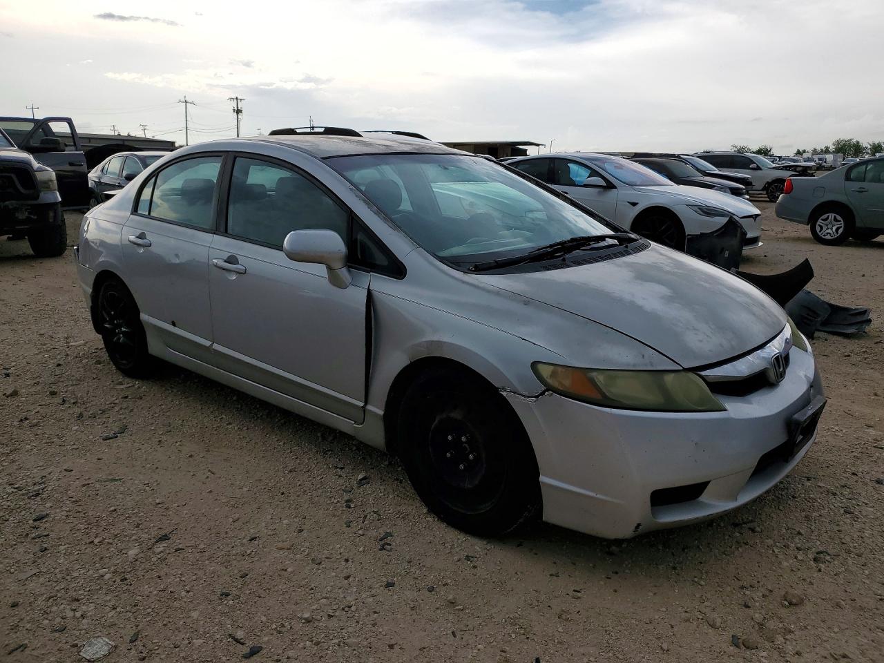 2010 Honda Civic Lx Silver vin: 2HGFA1F54AH321845