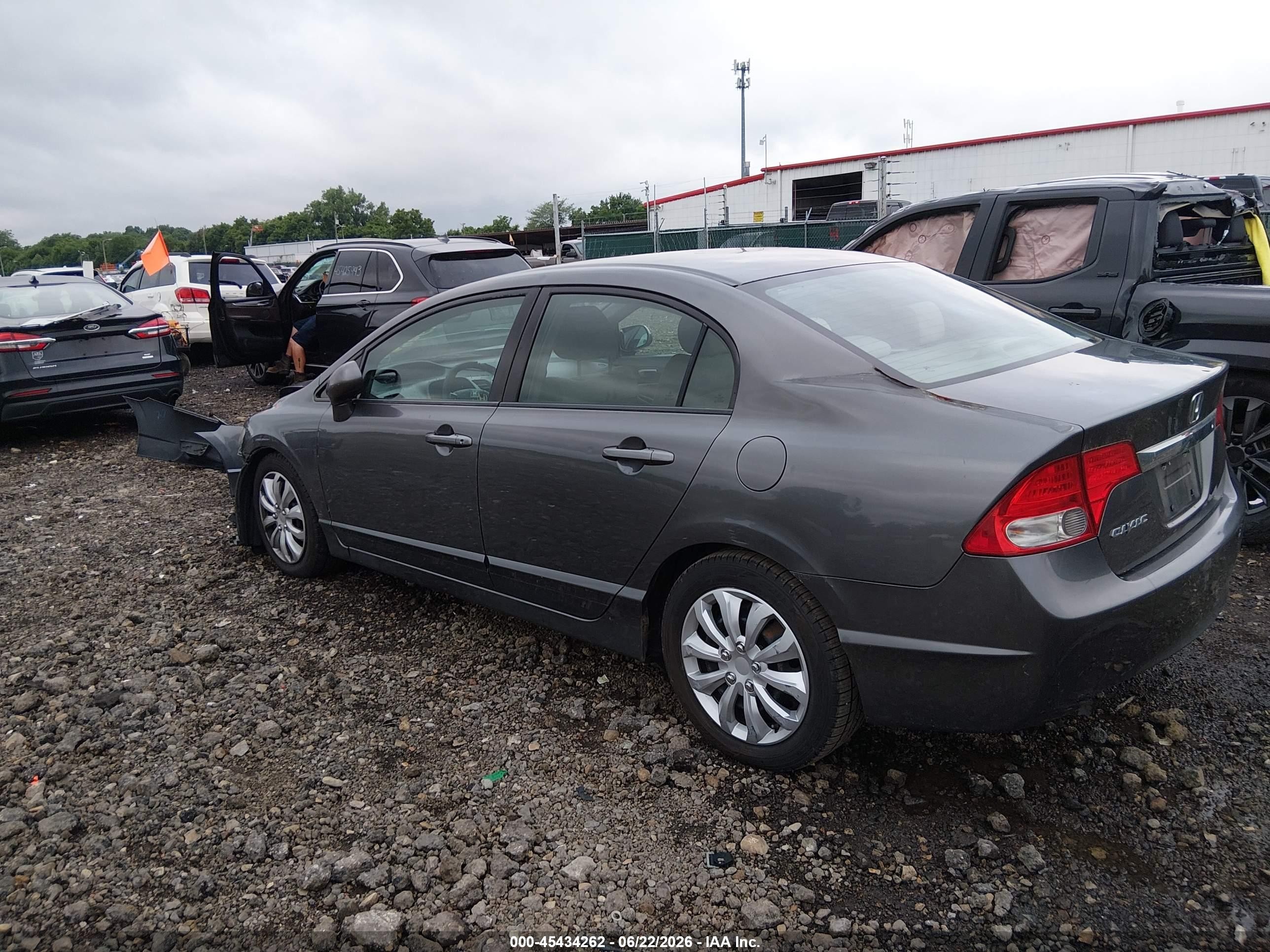 2010 Honda Civic Lx Серебряный vin: 2HGFA1F54AH322560