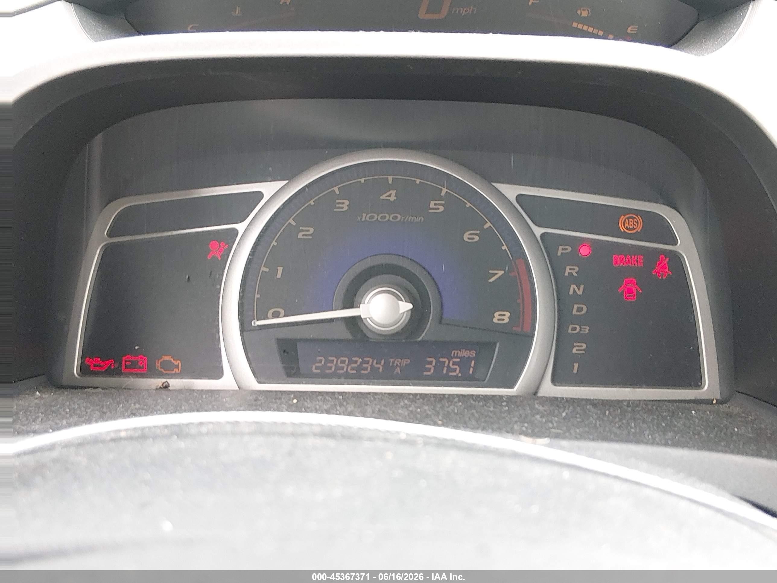 2010 Honda Civic Lx Gray vin: 2HGFA1F54AH324583