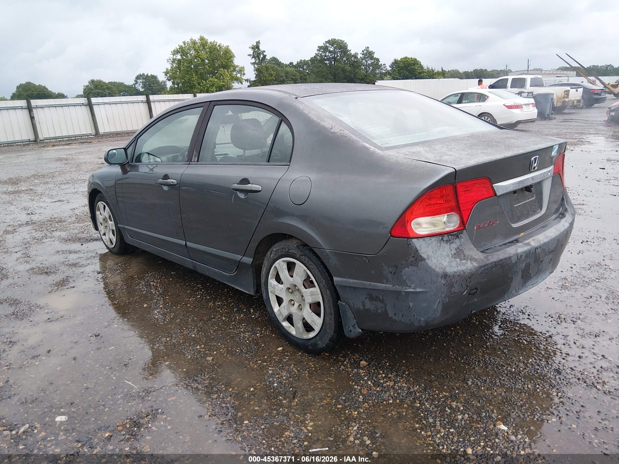 2010 Honda Civic Lx Gray vin: 2HGFA1F54AH324583