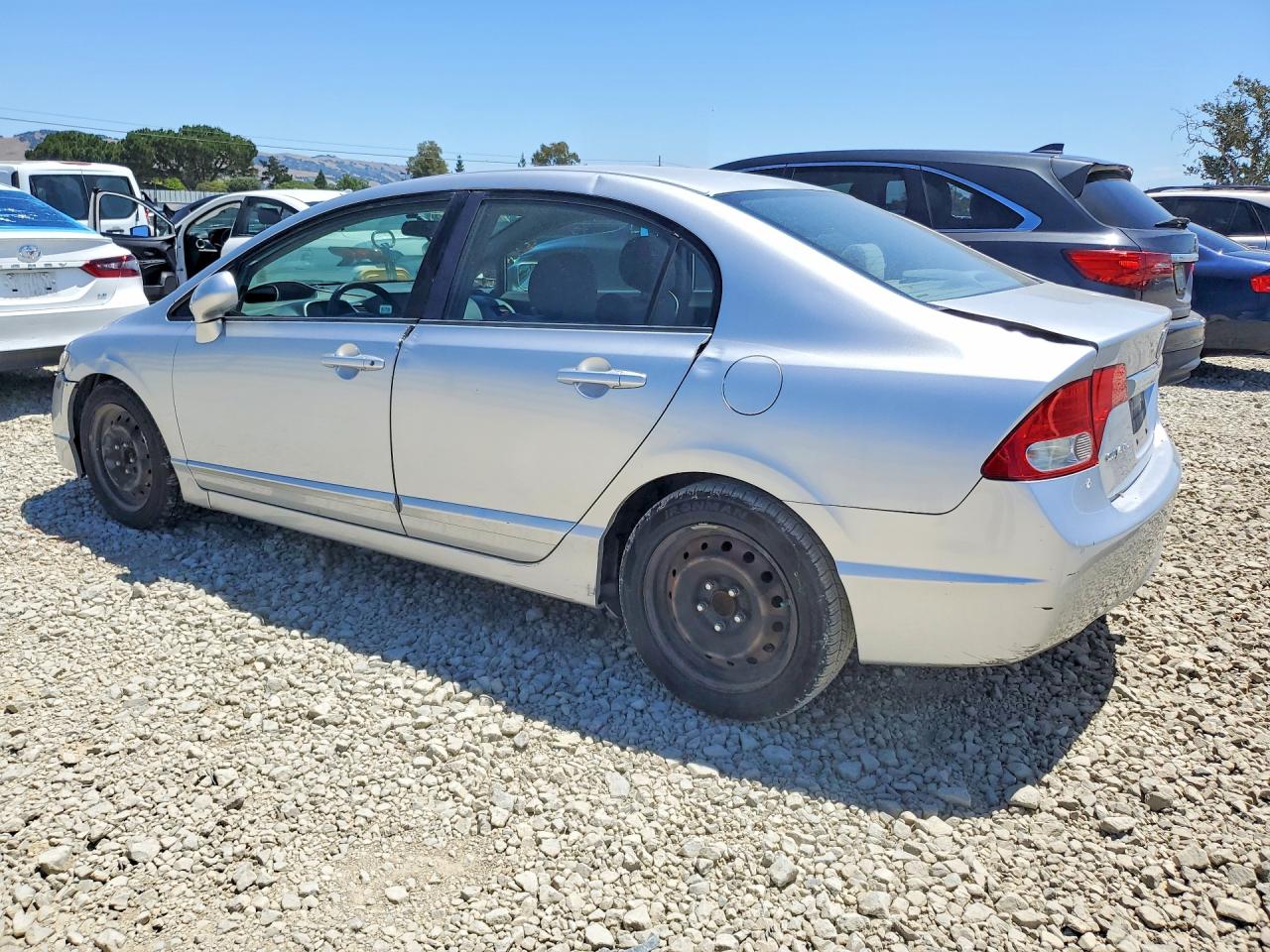 2010 Honda Civic Lx Silver vin: 2HGFA1F54AH324728