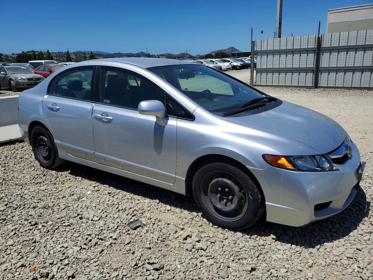 2010 Honda Civic Lx Silver vin: 2HGFA1F54AH324728