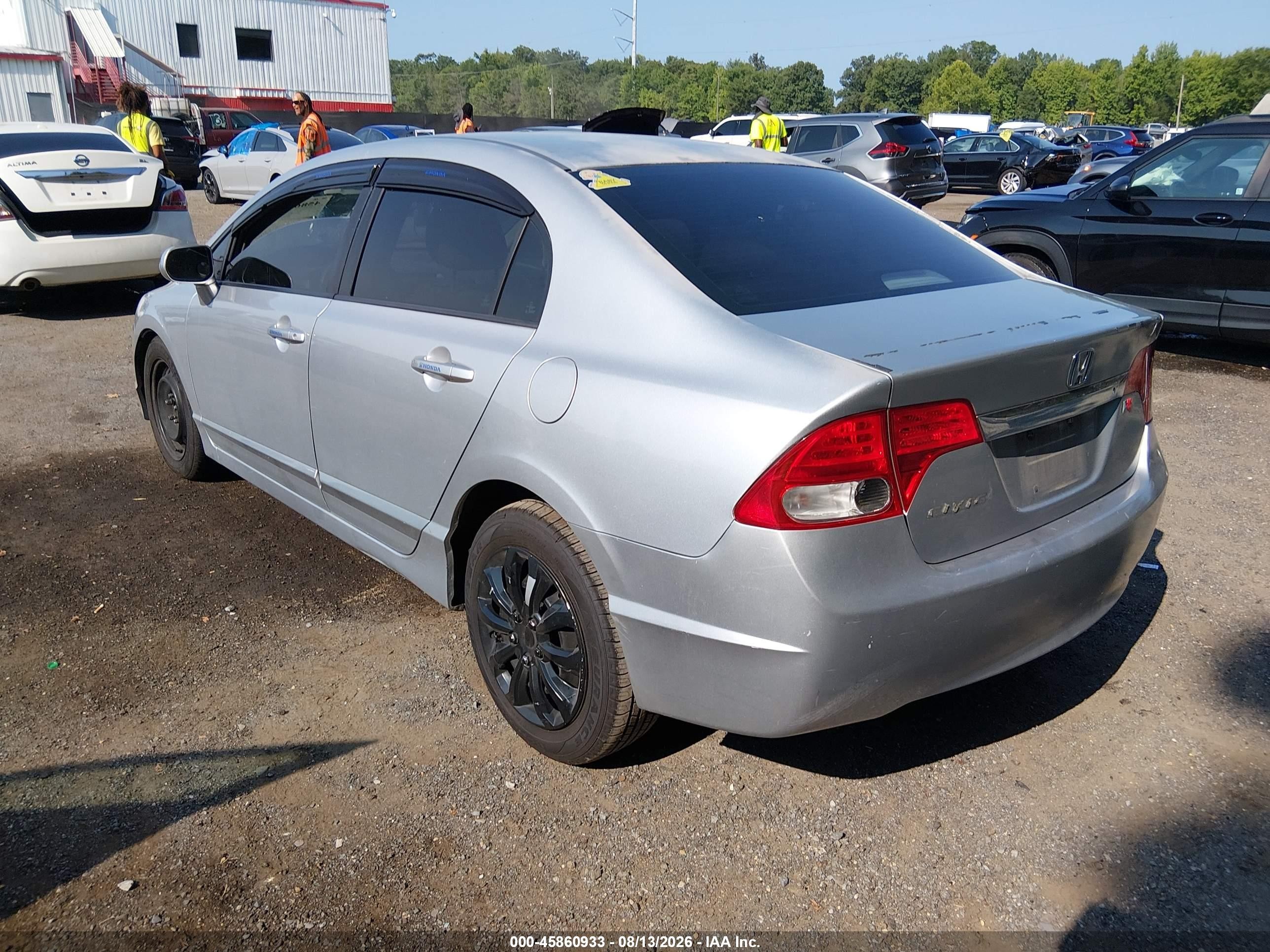 2010 Honda Civic Lx Silver vin: 2HGFA1F54AH327984