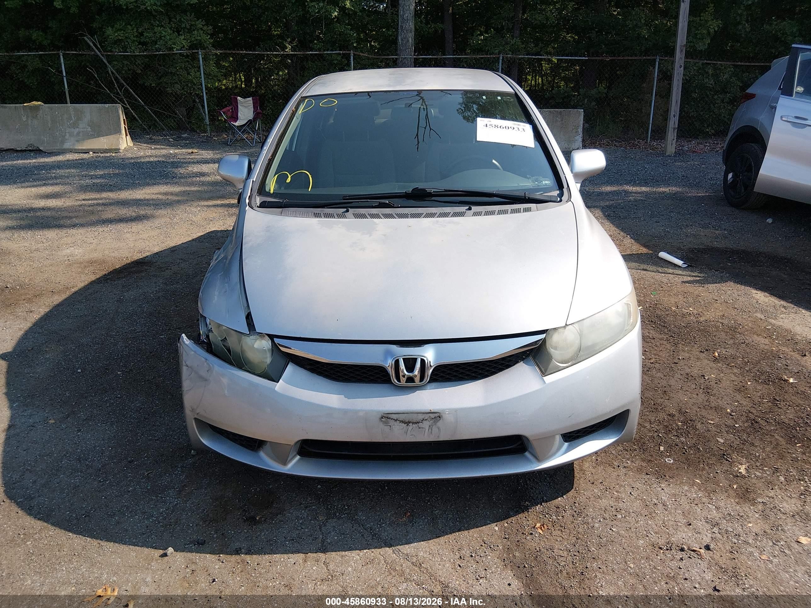 2010 Honda Civic Lx Silver vin: 2HGFA1F54AH327984