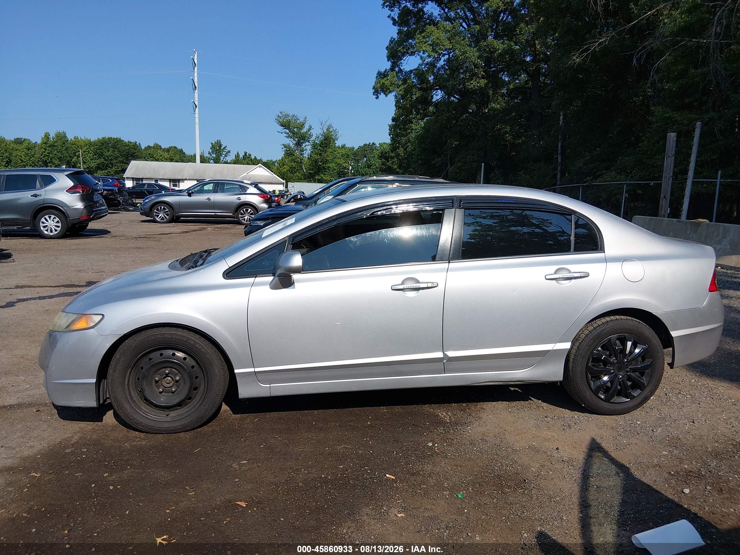 2010 Honda Civic Lx Silver vin: 2HGFA1F54AH327984