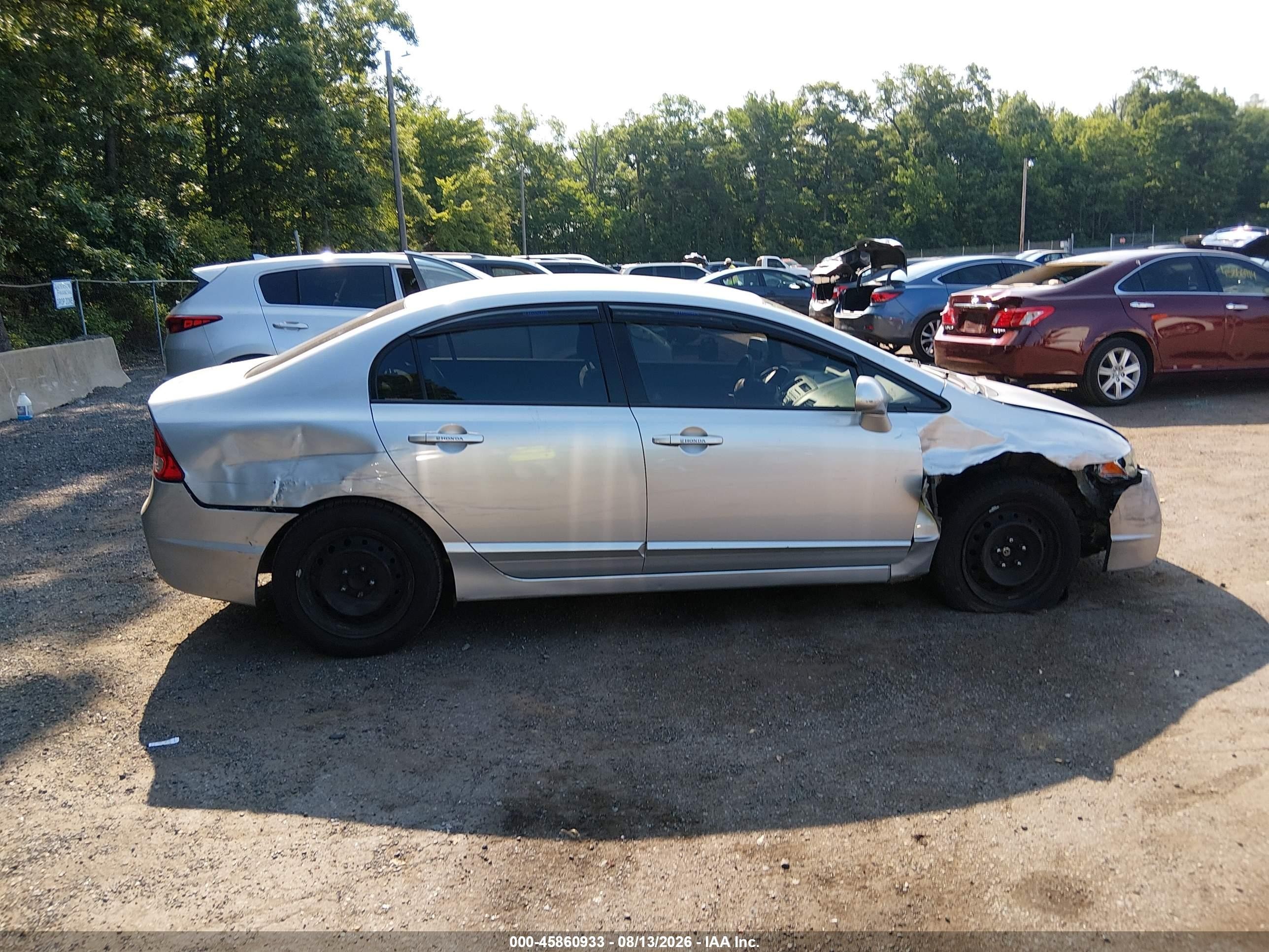 2010 Honda Civic Lx Silver vin: 2HGFA1F54AH327984