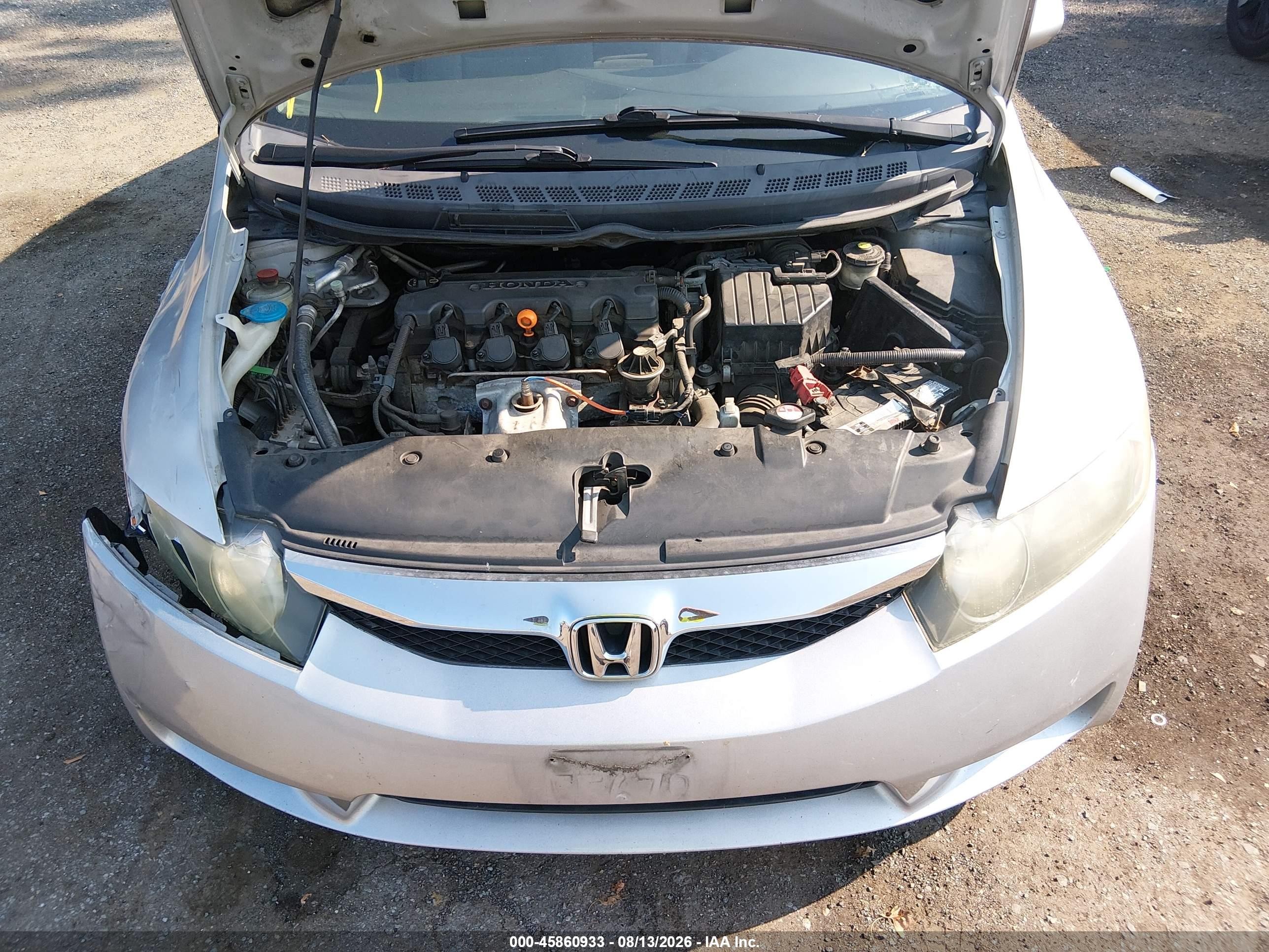 2010 Honda Civic Lx Silver vin: 2HGFA1F54AH327984
