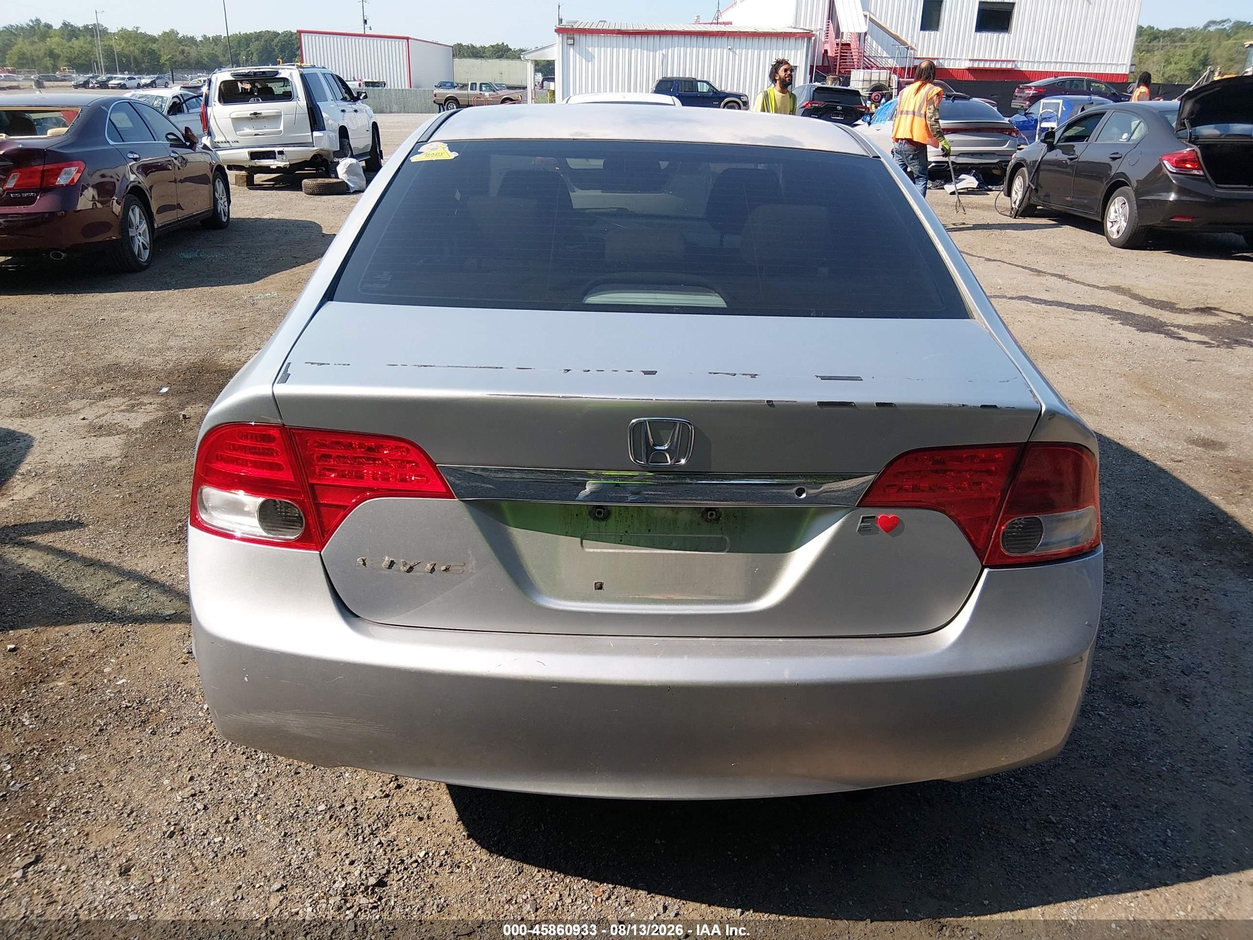 2010 Honda Civic Lx Silver vin: 2HGFA1F54AH327984