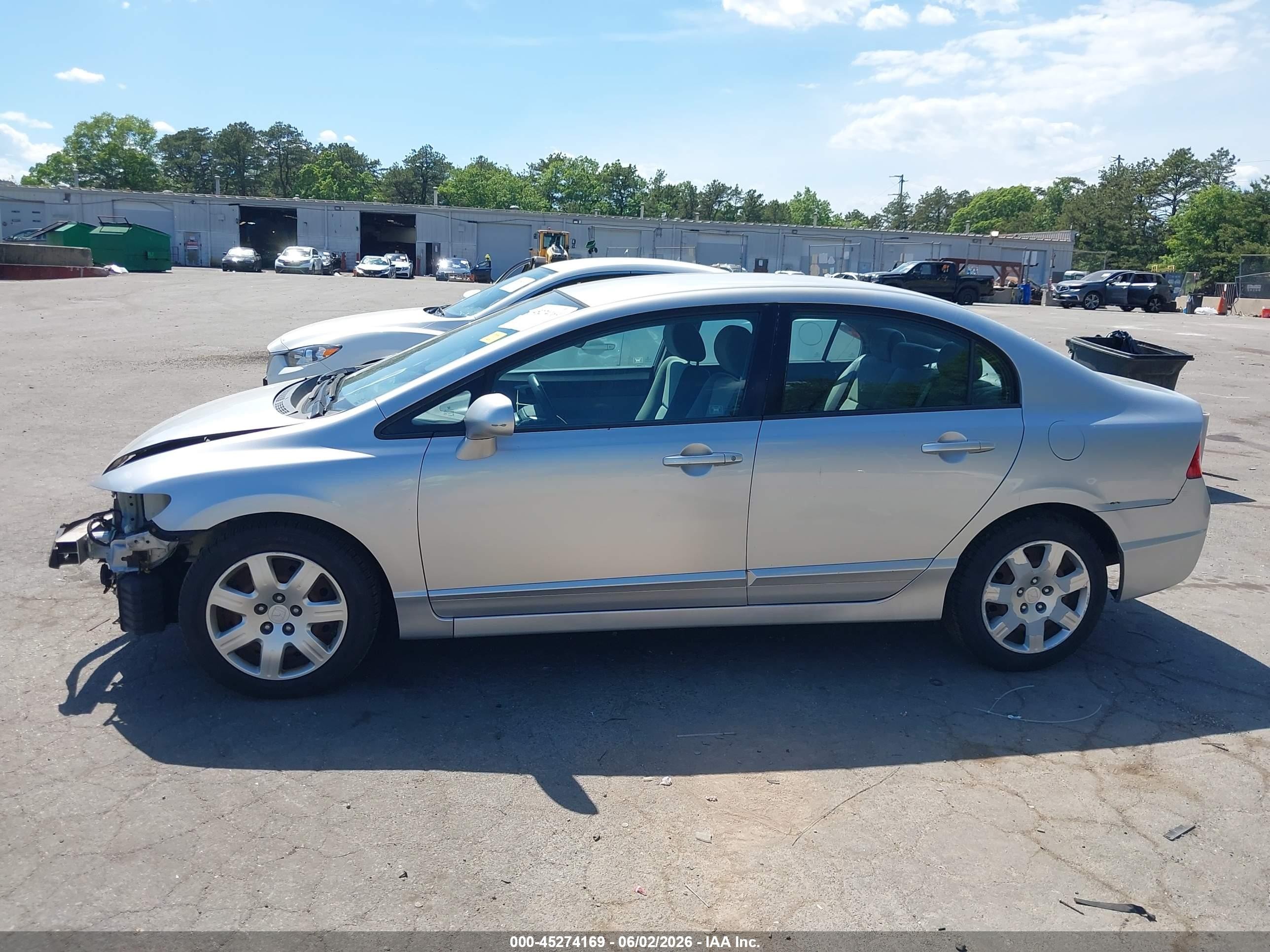 2010 Honda Civic Lx Silver vin: 2HGFA1F54AH328391