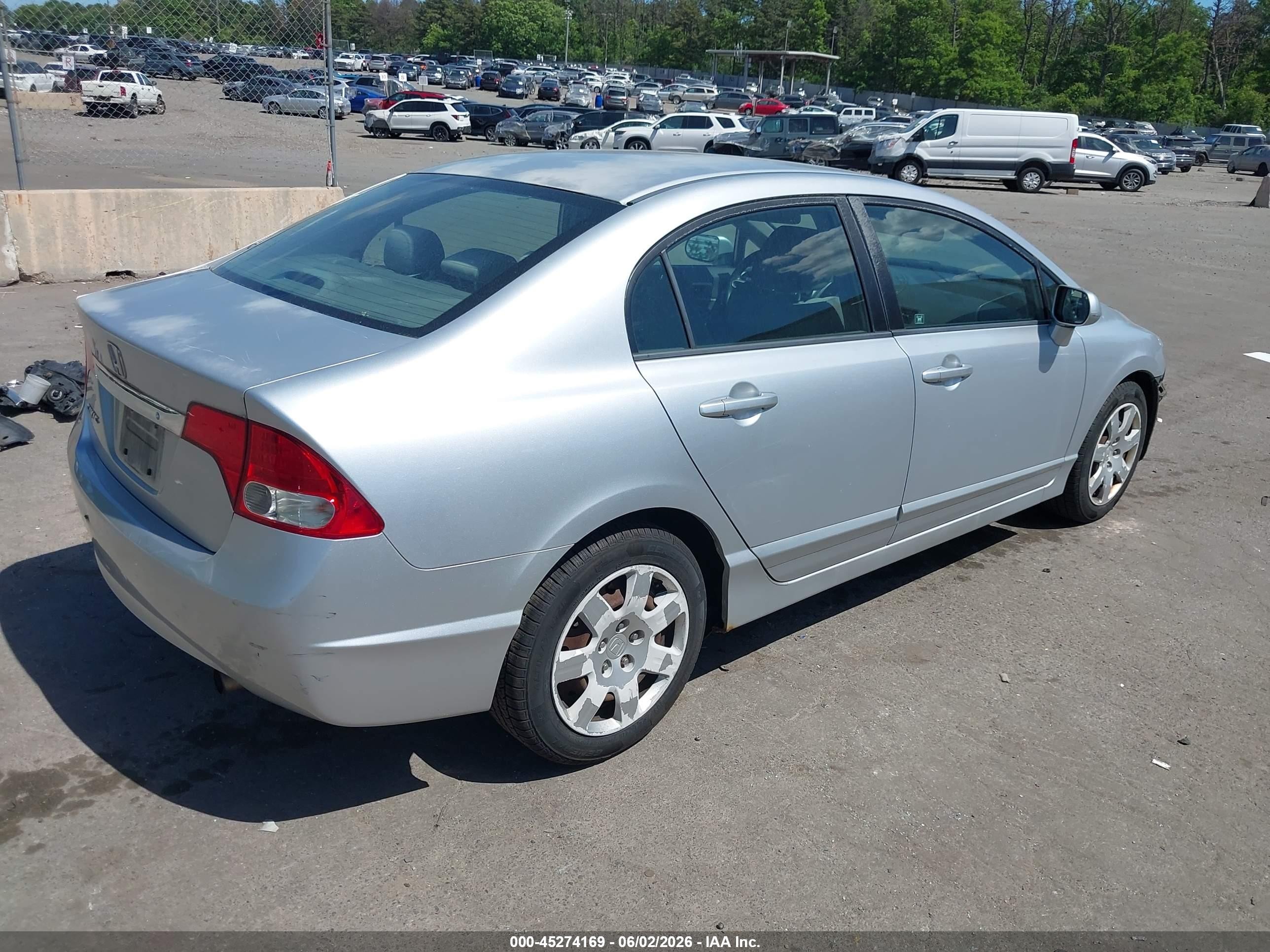2010 Honda Civic Lx Silver vin: 2HGFA1F54AH328391
