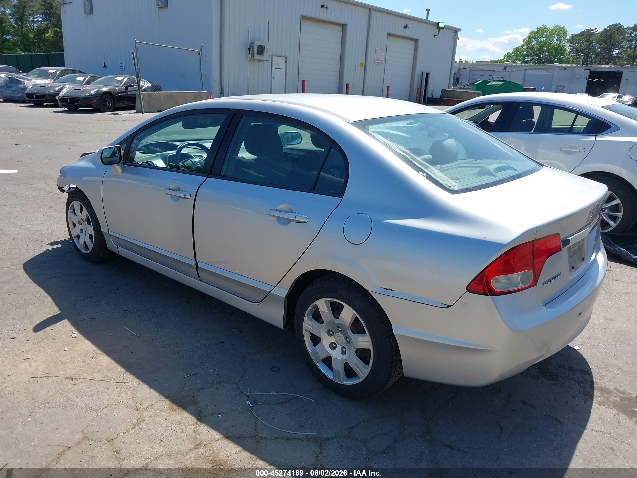2010 Honda Civic Lx Silver vin: 2HGFA1F54AH328391