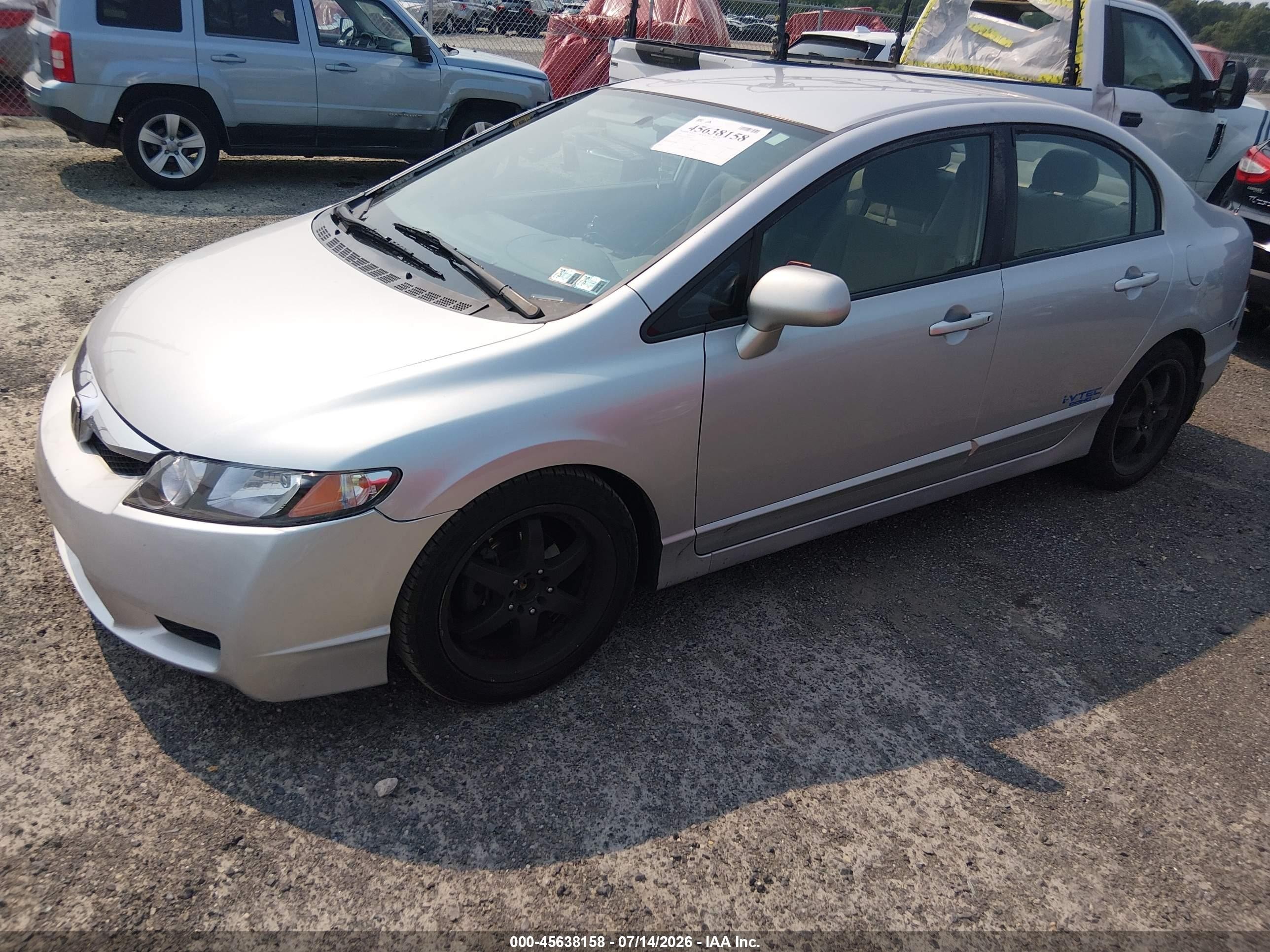 2010 Honda Civic Lx Silver vin: 2HGFA1F54AH329511