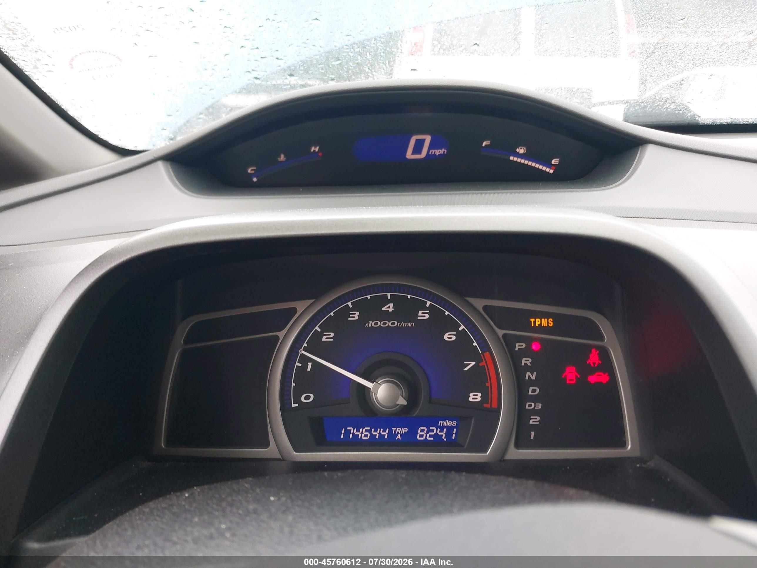 2010 Honda Civic Lx Blue vin: 2HGFA1F54AH500631