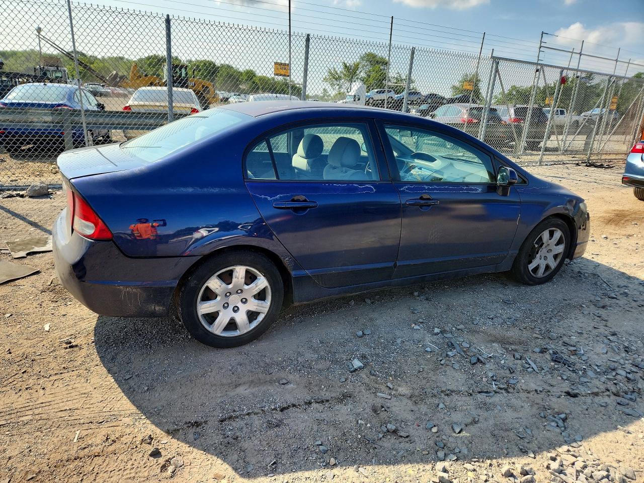 2010 Honda Civic Lx Blue vin: 2HGFA1F54AH502072