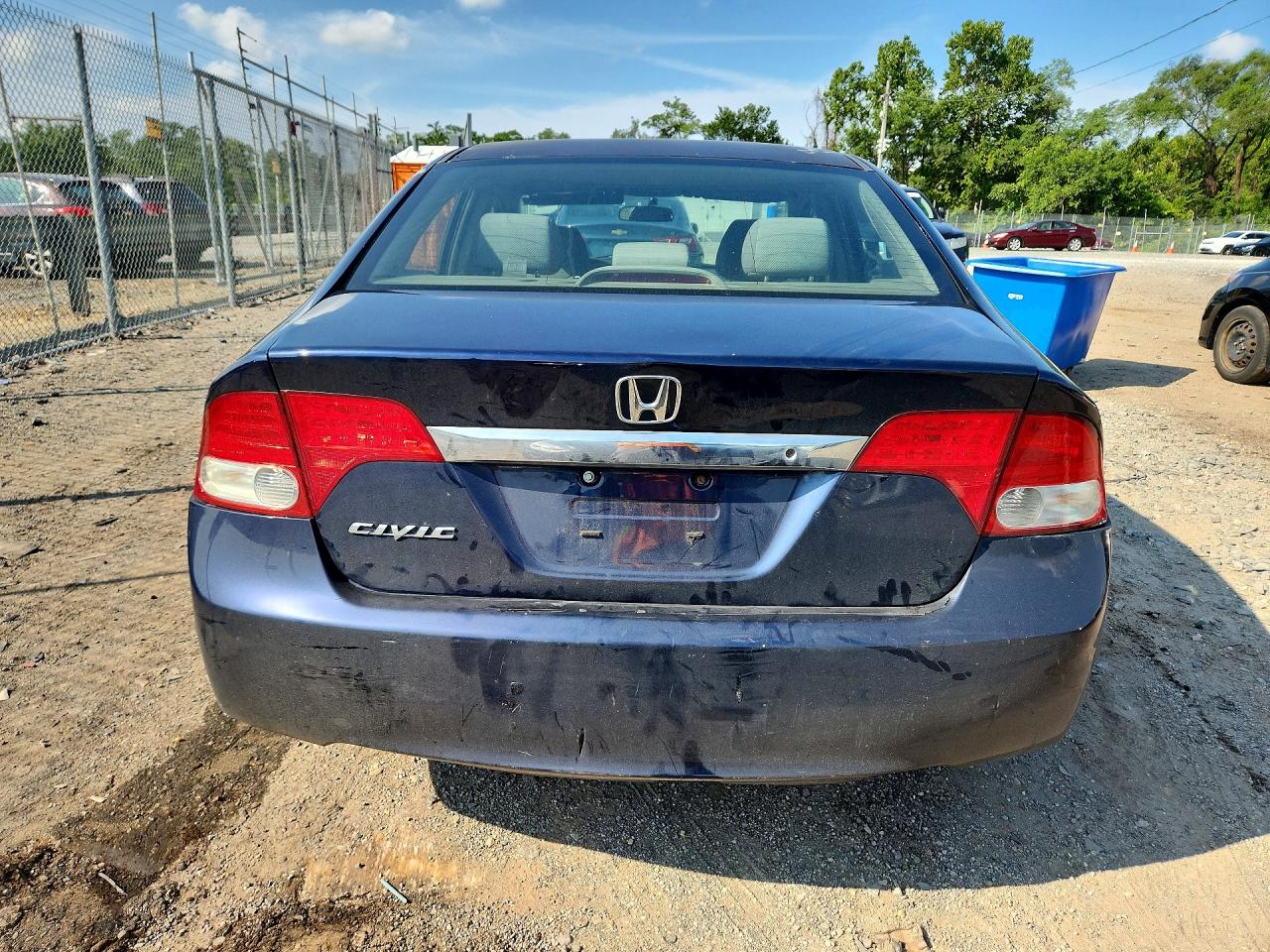 2010 Honda Civic Lx Blue vin: 2HGFA1F54AH502072