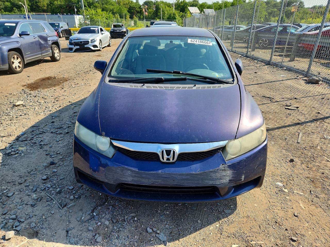 2010 Honda Civic Lx Blue vin: 2HGFA1F54AH502072