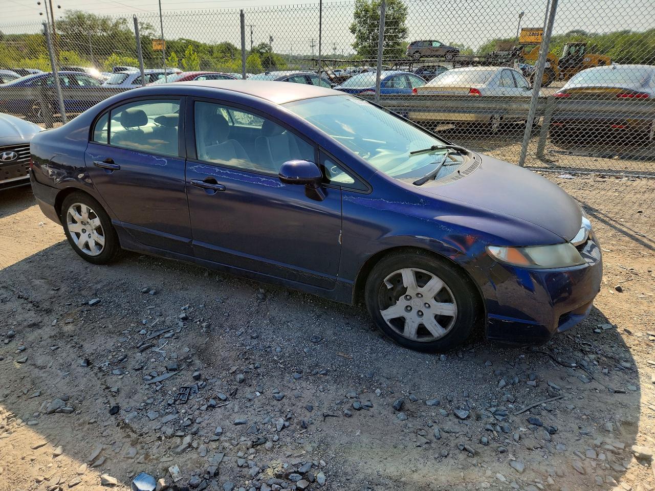 2010 Honda Civic Lx Blue vin: 2HGFA1F54AH502072