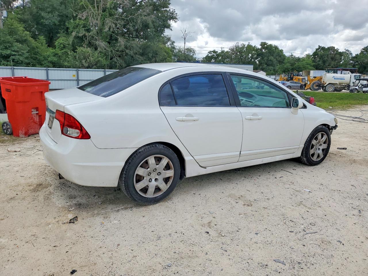 2010 Honda Civic Lx Белый vin: 2HGFA1F54AH516036