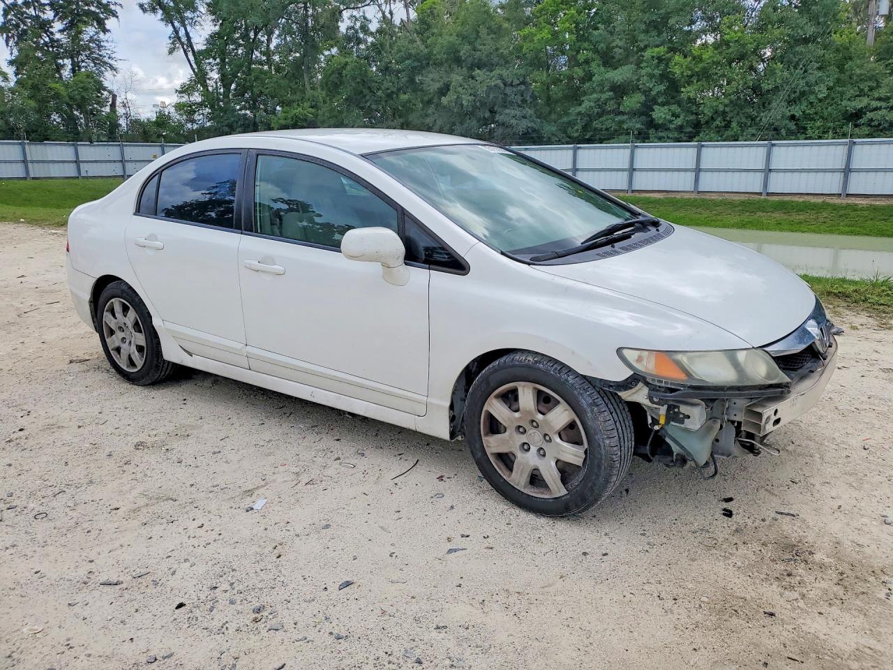2010 Honda Civic Lx Белый vin: 2HGFA1F54AH516036