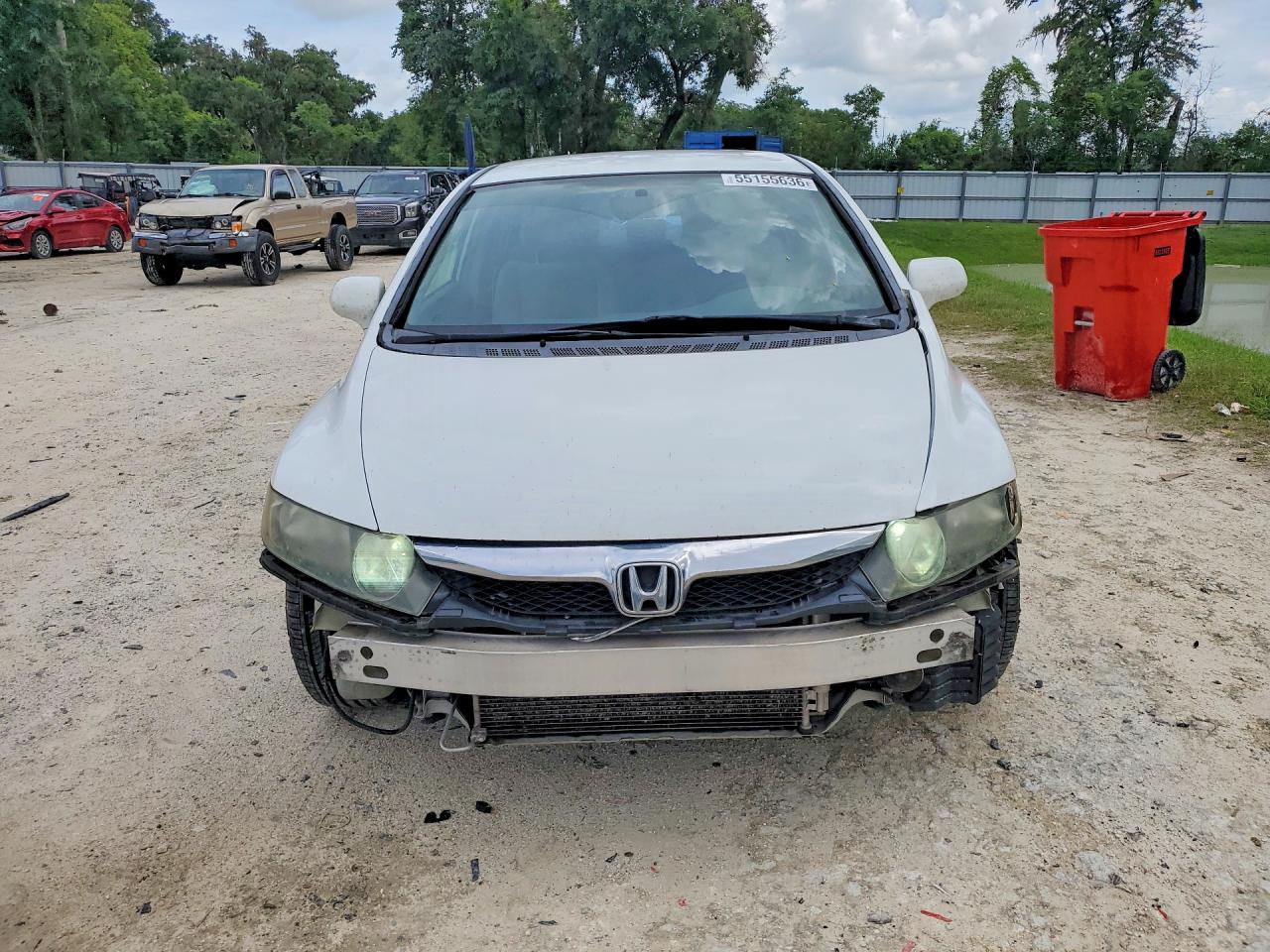 2010 Honda Civic Lx Белый vin: 2HGFA1F54AH516036
