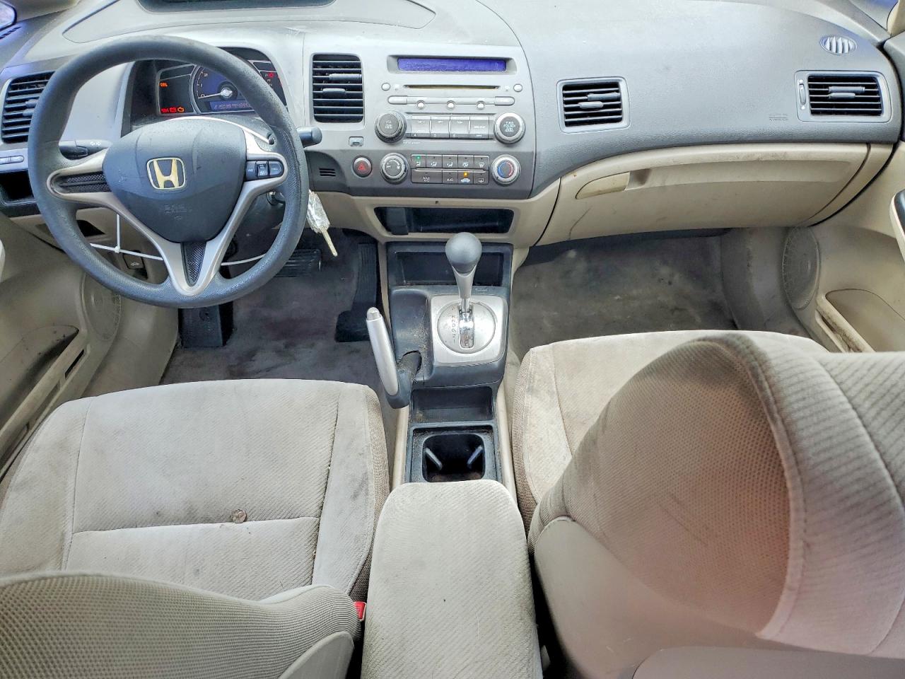 2010 Honda Civic Lx Белый vin: 2HGFA1F54AH516036