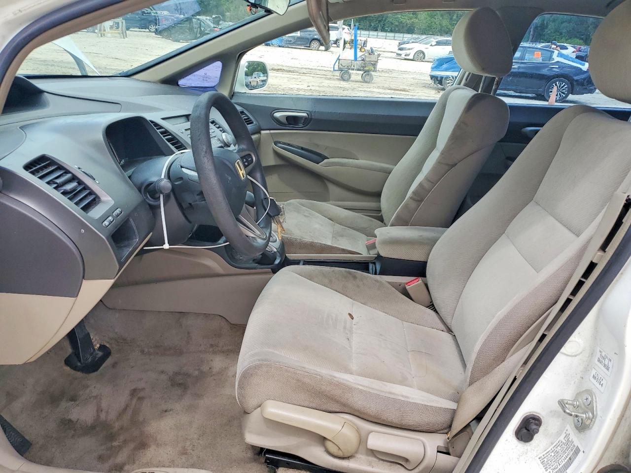 2010 Honda Civic Lx Белый vin: 2HGFA1F54AH516036