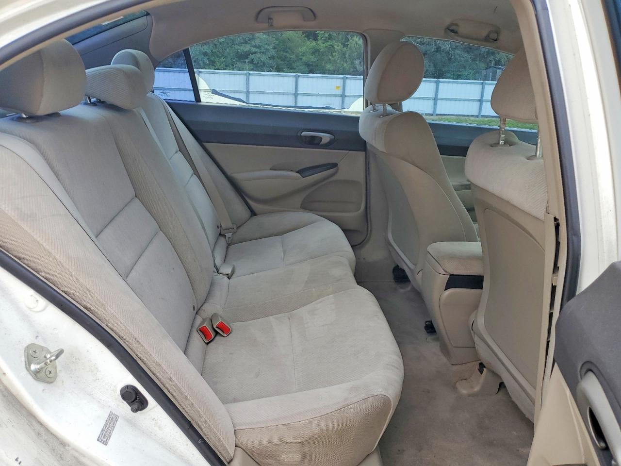 2010 Honda Civic Lx Белый vin: 2HGFA1F54AH516036