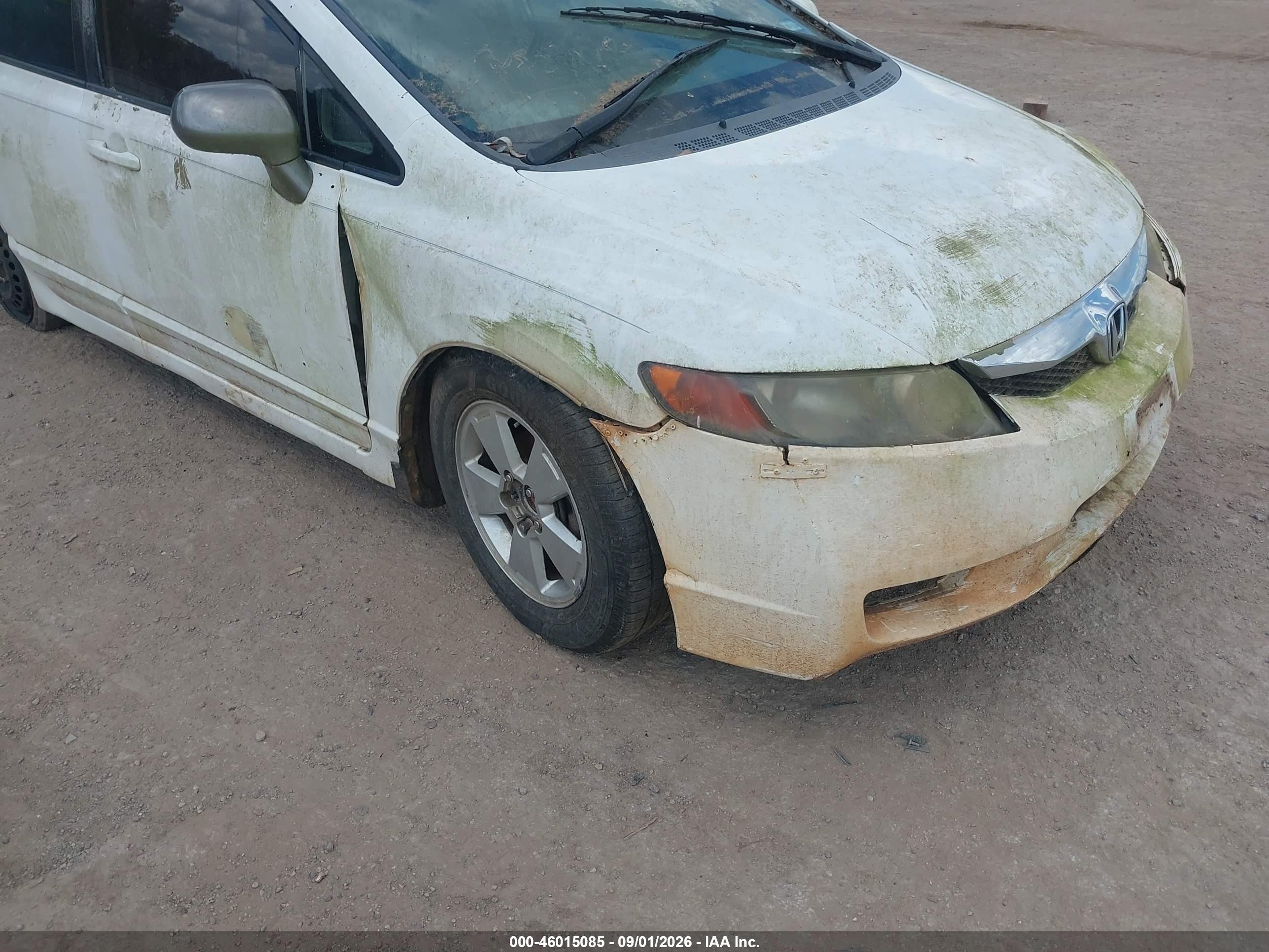2010 Honda Civic Lx White vin: 2HGFA1F54AH516067