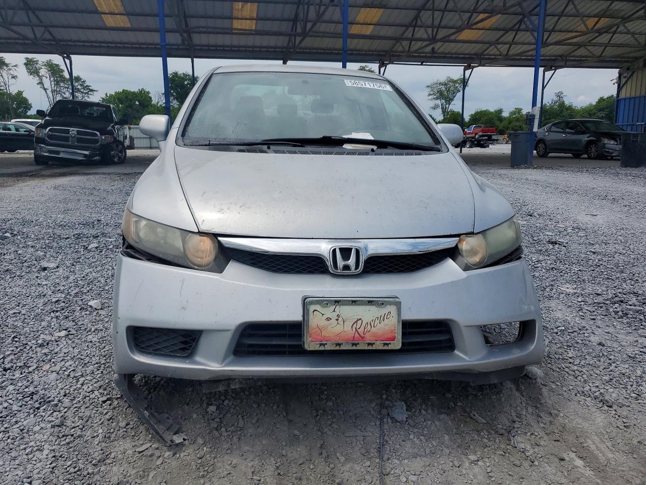 2010 Honda Civic Lx Серебряный vin: 2HGFA1F54AH519535