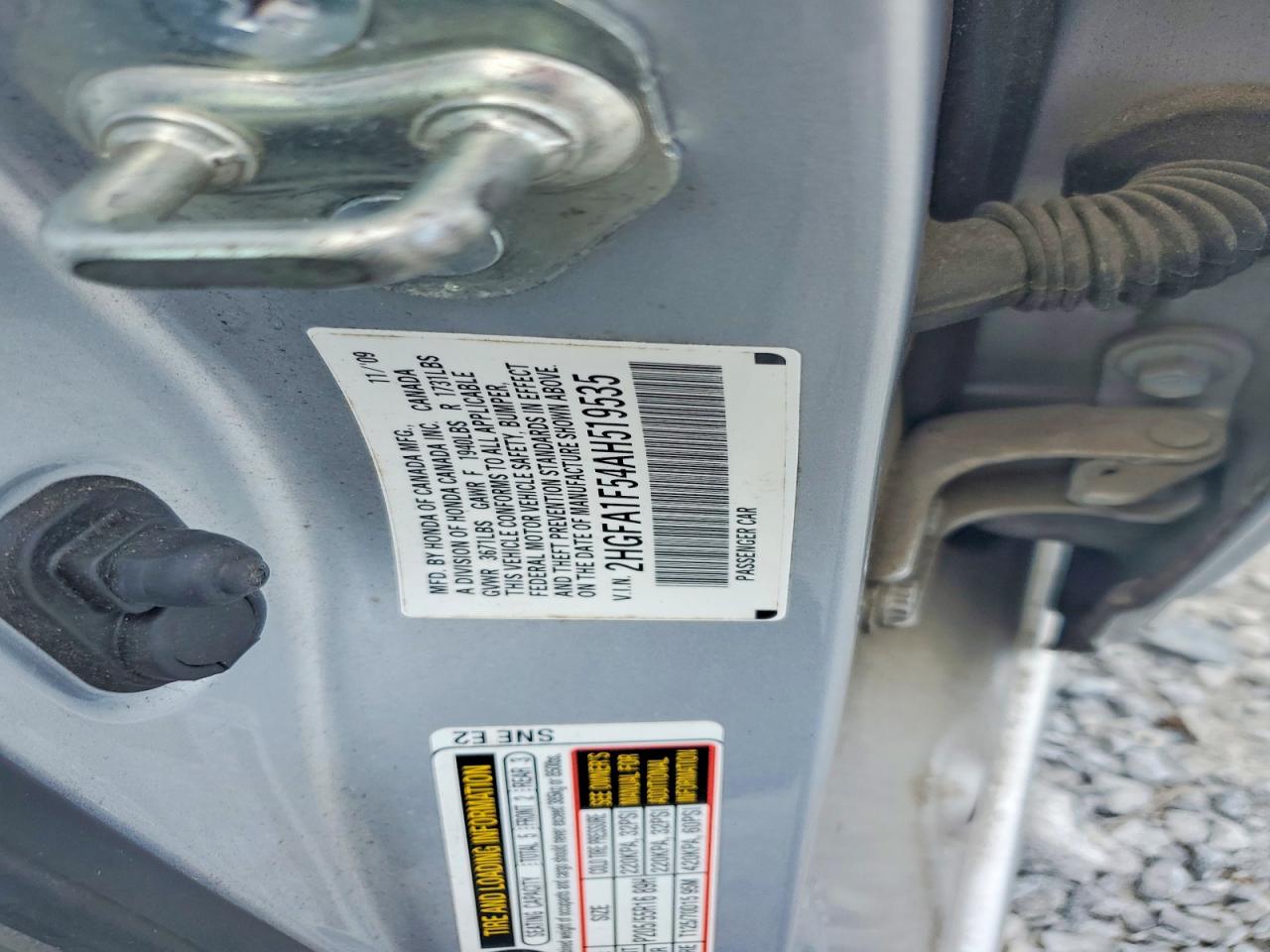 2010 Honda Civic Lx Серебряный vin: 2HGFA1F54AH519535