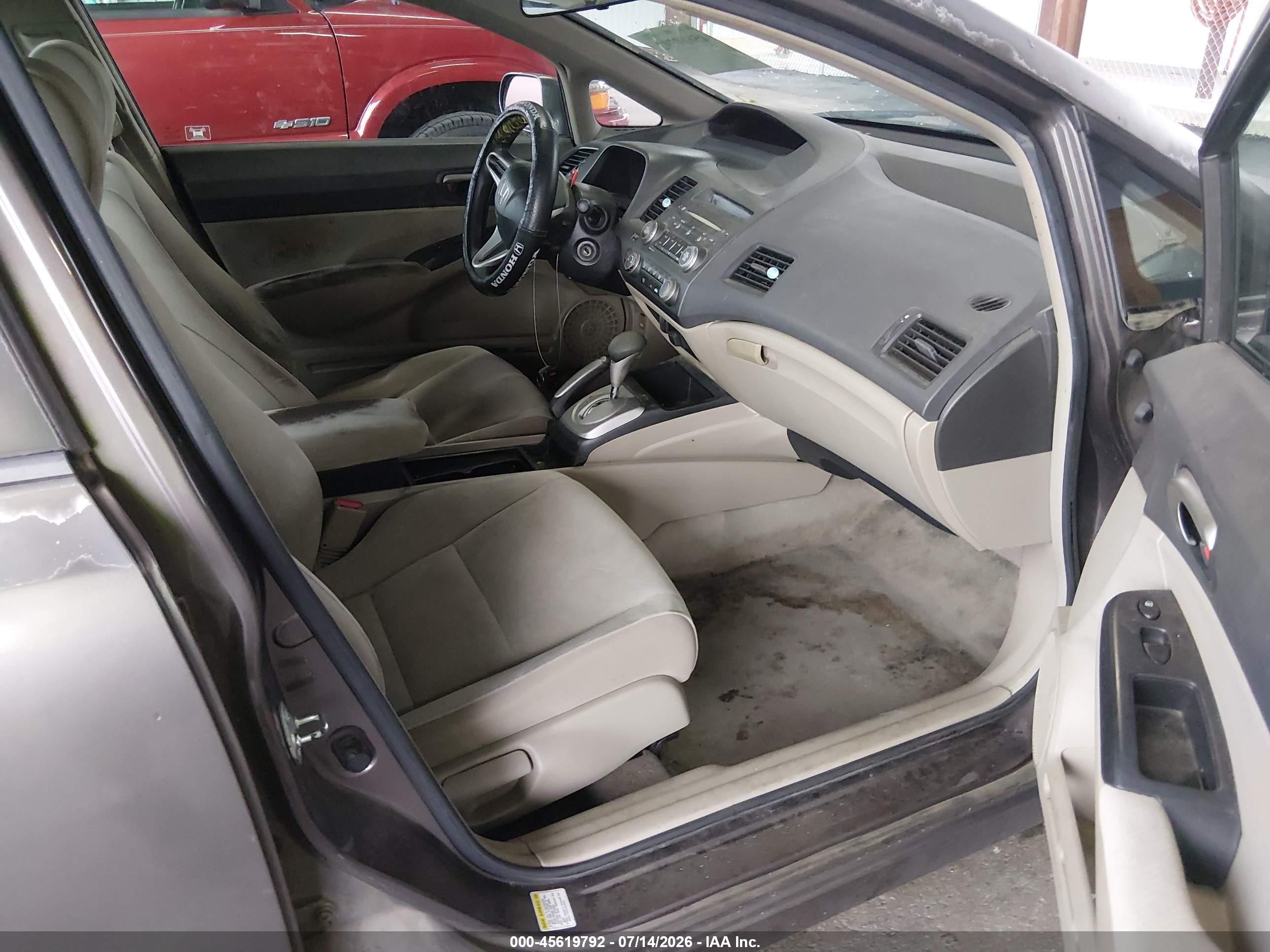 2010 Honda Civic Lx Gray vin: 2HGFA1F54AH528994