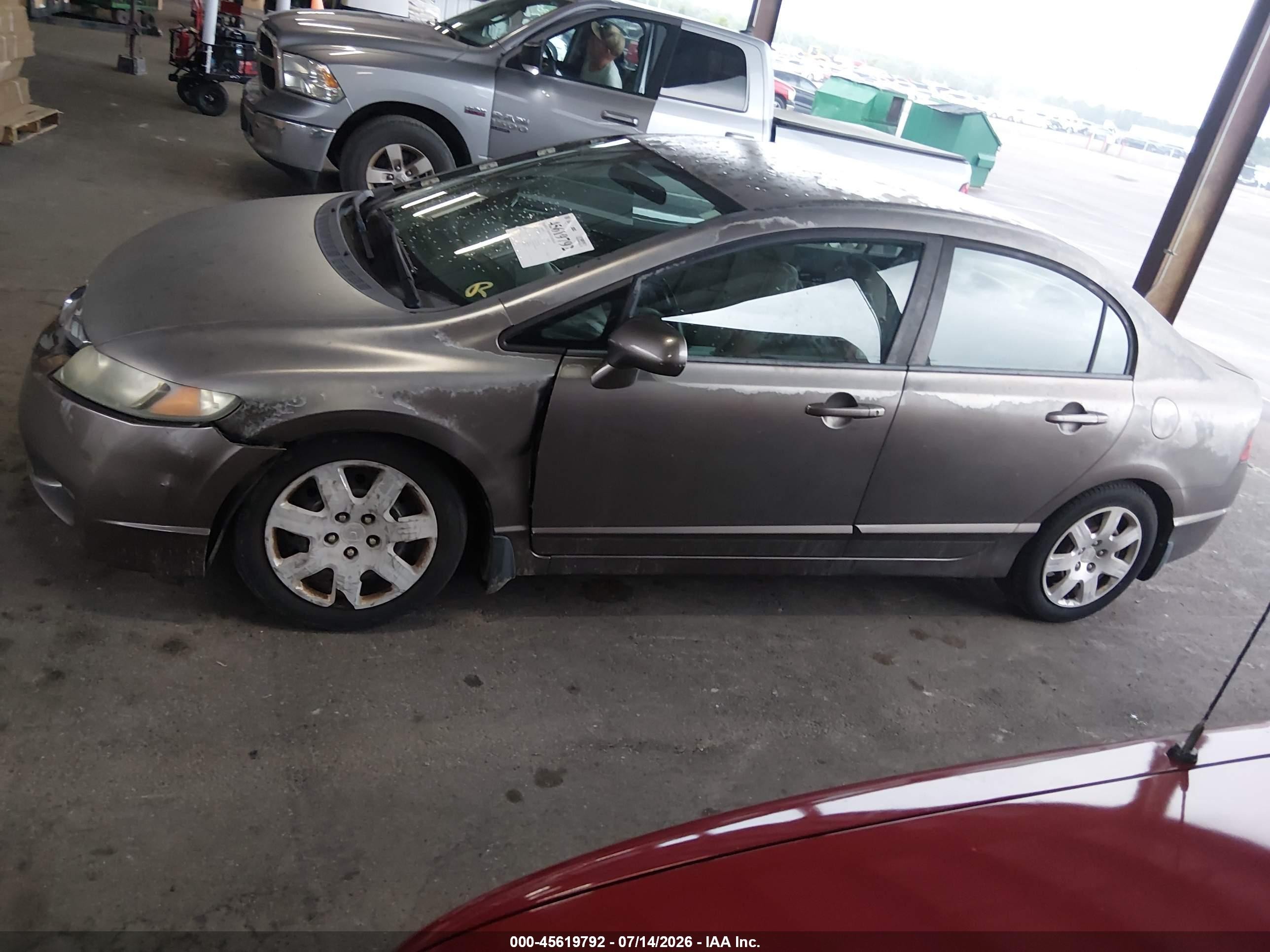 2010 Honda Civic Lx Gray vin: 2HGFA1F54AH528994