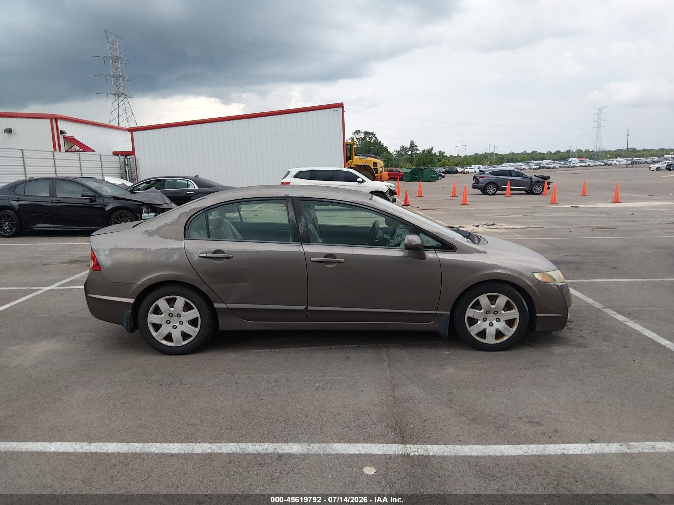 2010 Honda Civic Lx Gray vin: 2HGFA1F54AH528994