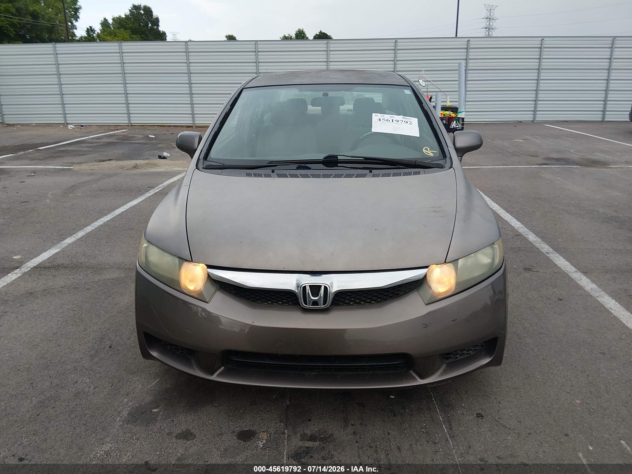 2010 Honda Civic Lx Gray vin: 2HGFA1F54AH528994