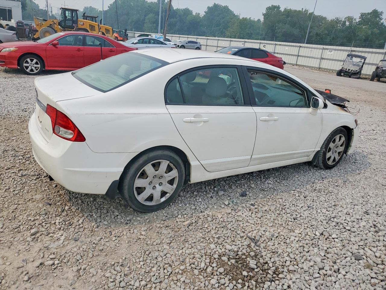 2010 Honda Civic Lx Белый vin: 2HGFA1F54AH546587