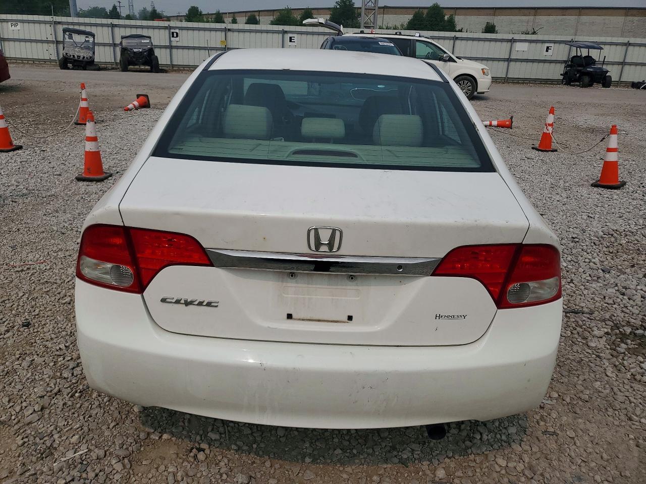 2010 Honda Civic Lx Белый vin: 2HGFA1F54AH546587