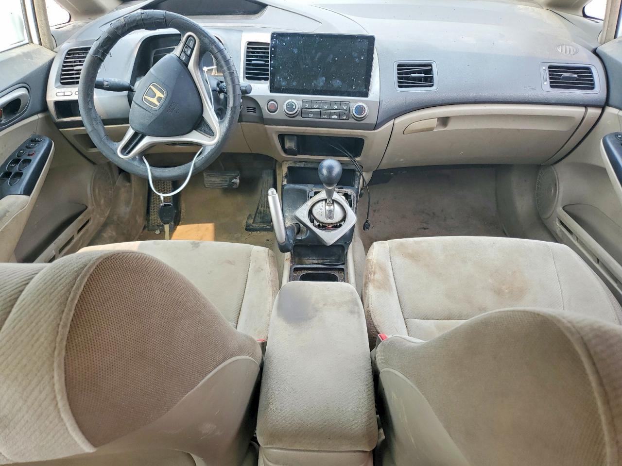 2010 Honda Civic Lx Белый vin: 2HGFA1F54AH546587