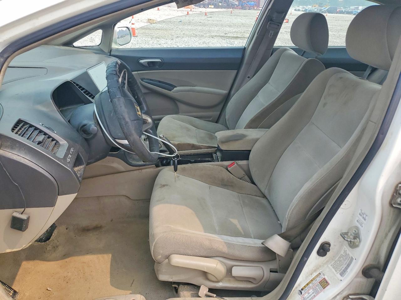 2010 Honda Civic Lx Белый vin: 2HGFA1F54AH546587