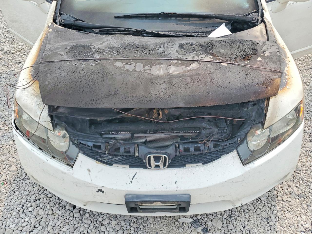 2010 Honda Civic Lx Белый vin: 2HGFA1F54AH546587