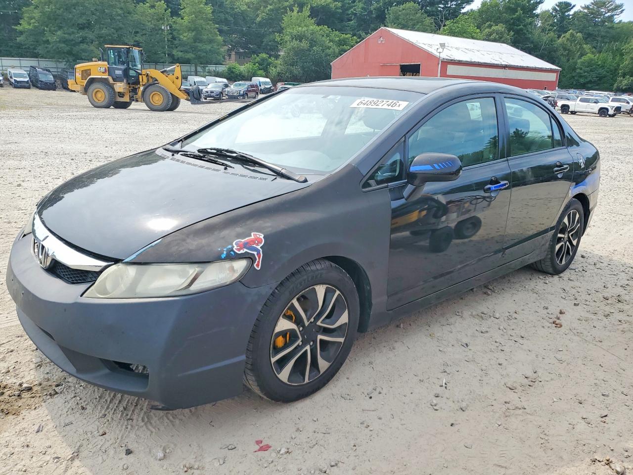 2010 Honda Civic Lx Black vin: 2HGFA1F54AH549229