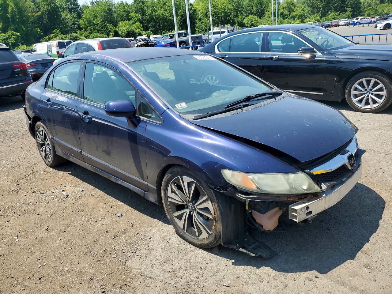 2010 Honda Civic Lx Blue vin: 2HGFA1F54AH555032
