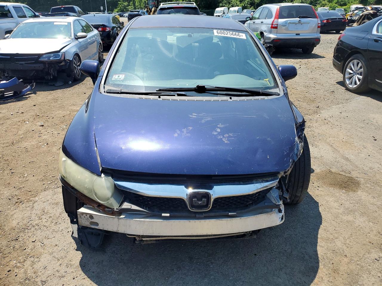 2010 Honda Civic Lx Blue vin: 2HGFA1F54AH555032