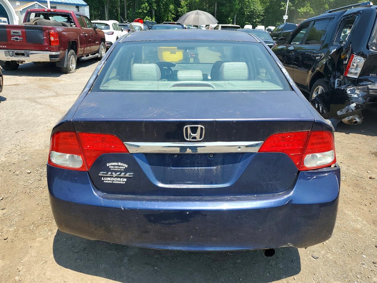 2010 Honda Civic Lx Blue vin: 2HGFA1F54AH555032
