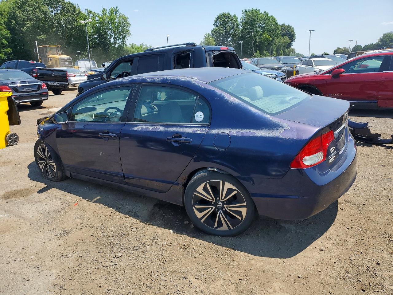 2010 Honda Civic Lx Blue vin: 2HGFA1F54AH555032
