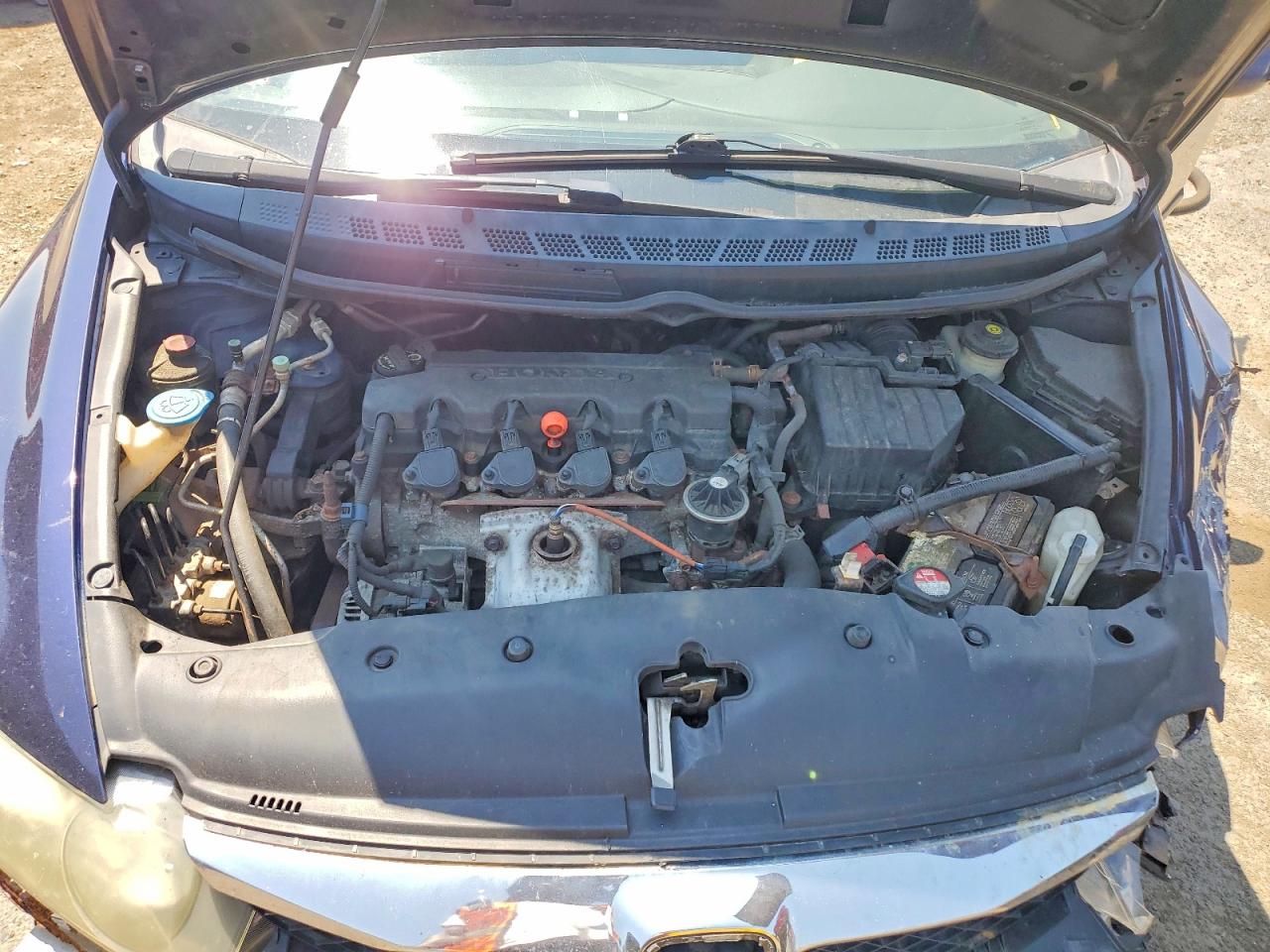 2010 Honda Civic Lx Blue vin: 2HGFA1F54AH555032