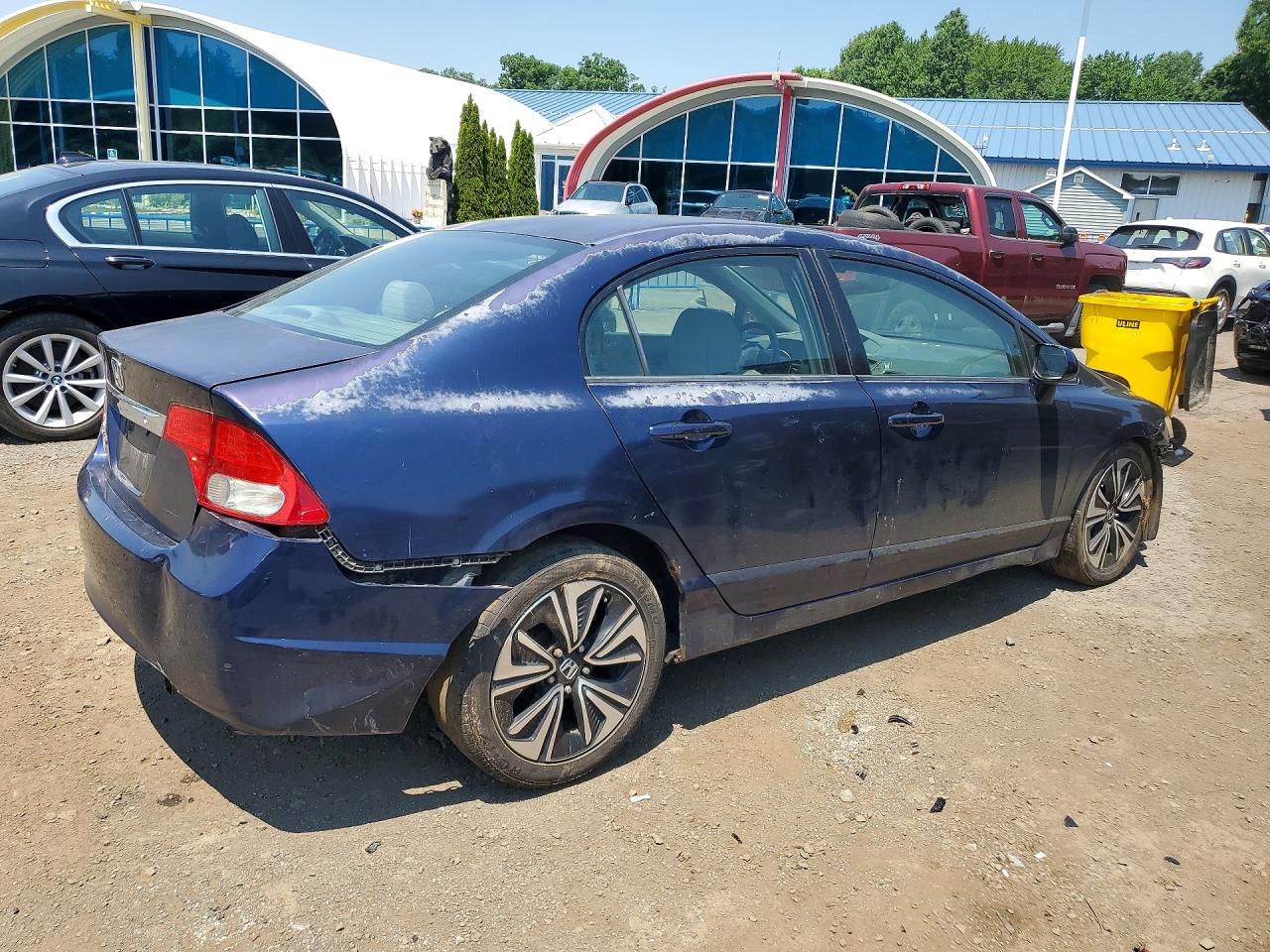 2010 Honda Civic Lx Blue vin: 2HGFA1F54AH555032