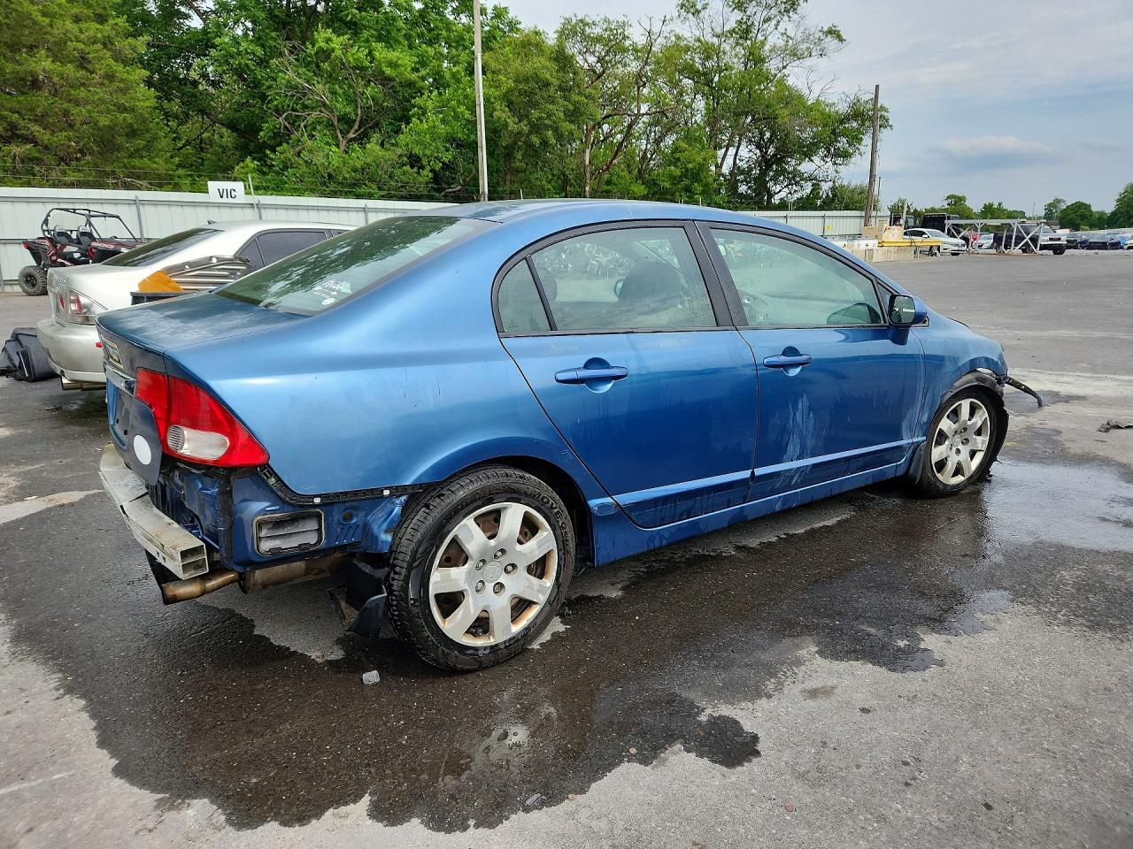 2010 Honda Civic Lx Blue vin: 2HGFA1F54AH559128